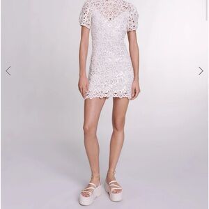Elegant White Lace Dress